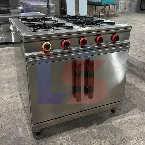 اجاق گاز صنعتی چهار شعله فردار