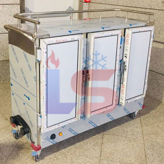 ترولی گرمخانه دار 3 ترولی گرمکن غذا