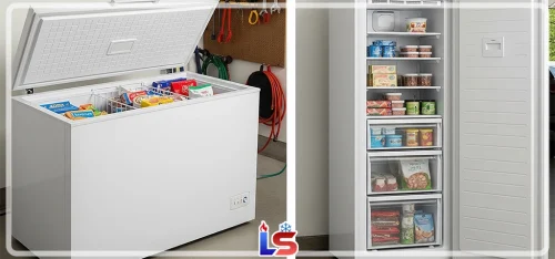تفاوت فریزر صندوقی و ایستاده چیست؟ 12 مقایسه فریزر صندوقی و ایستاده